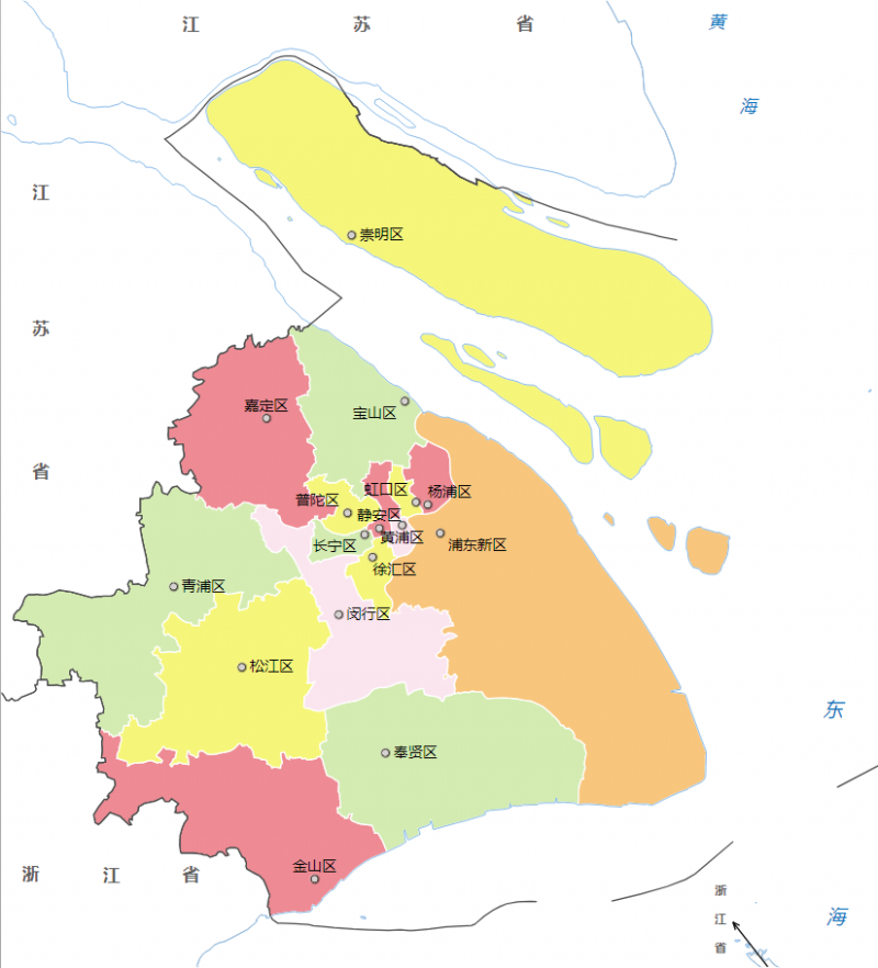 上海市面积：上海市各辖区面积分别是多少？