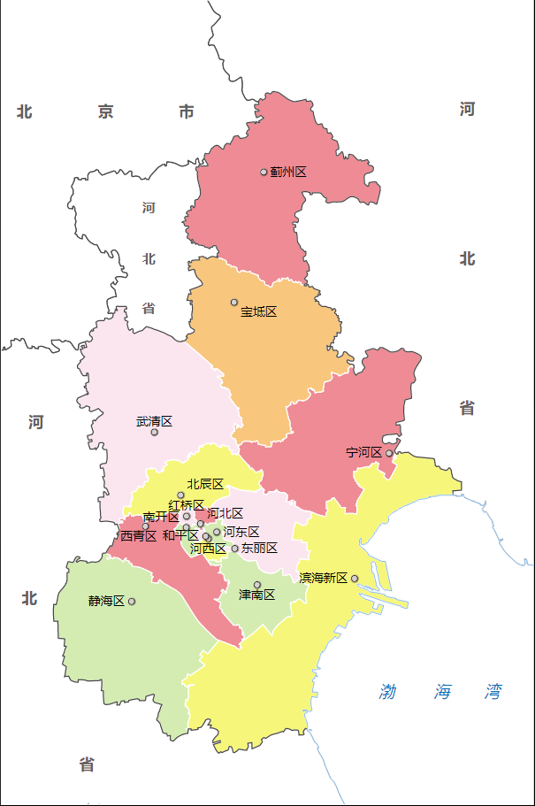 天津市面积：天津市各辖区面积分别是多少？