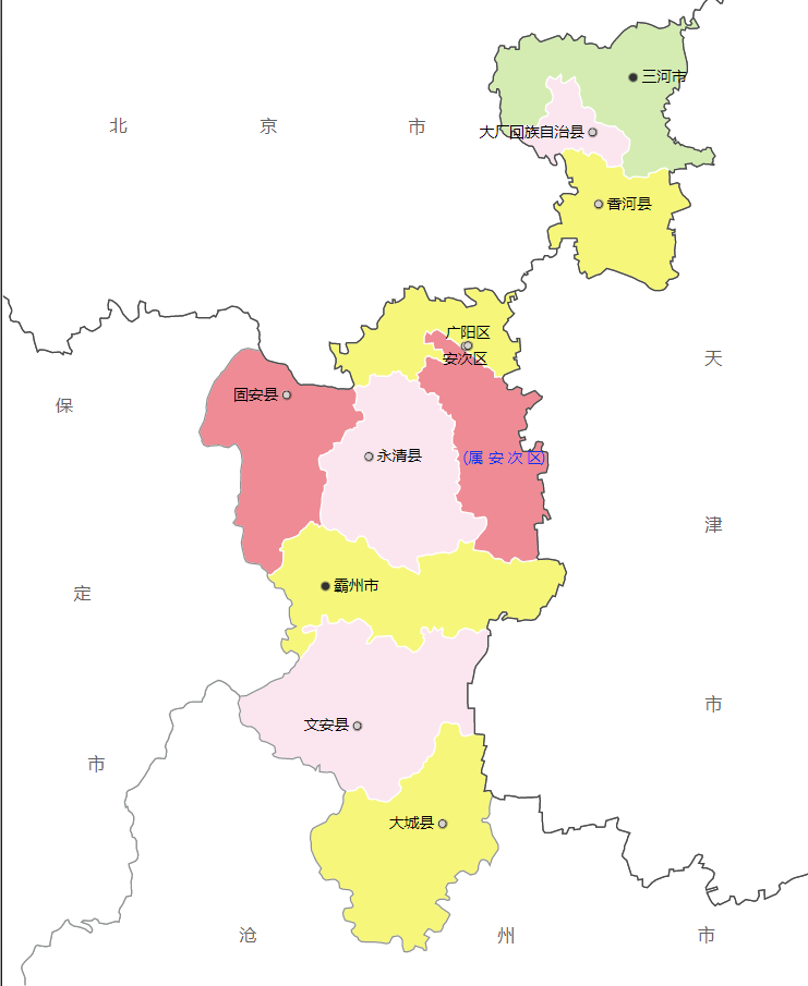 河北省各地行政区划表（地级市11 市辖区49 县级市21 县91 自治县6）