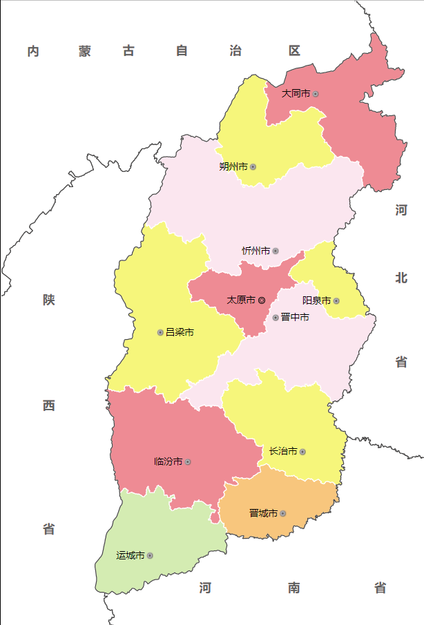 山西省行政区划：11个地级市26个市辖区11个县级市80个县