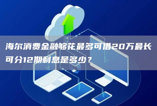 海尔消费金融够花最多可借20万最长可分12期利息是多少？