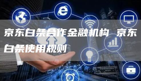 京东白条合作金融机构 京东白条使用规则