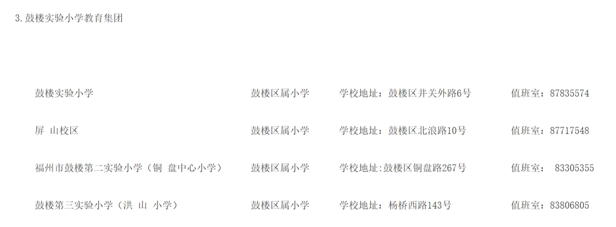 福州市鼓楼实验小学教育集团