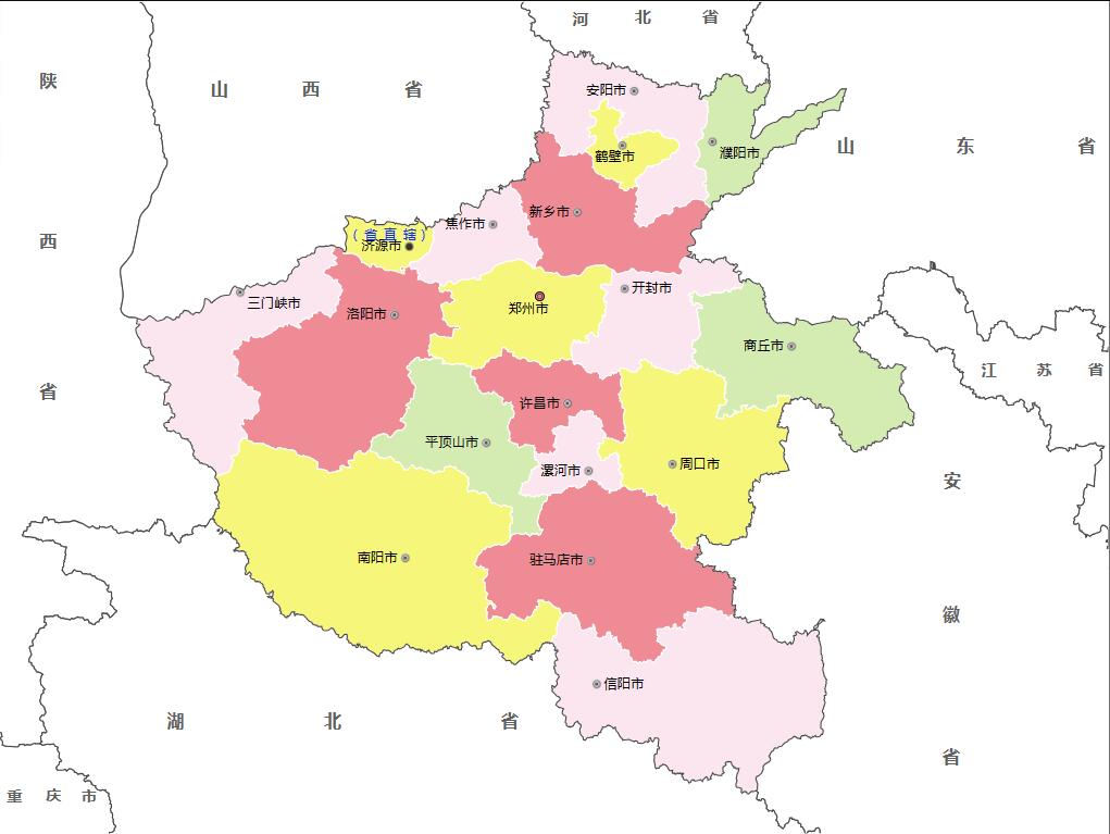 河南各地人口、面积、地区生产总值/人均GDP排名