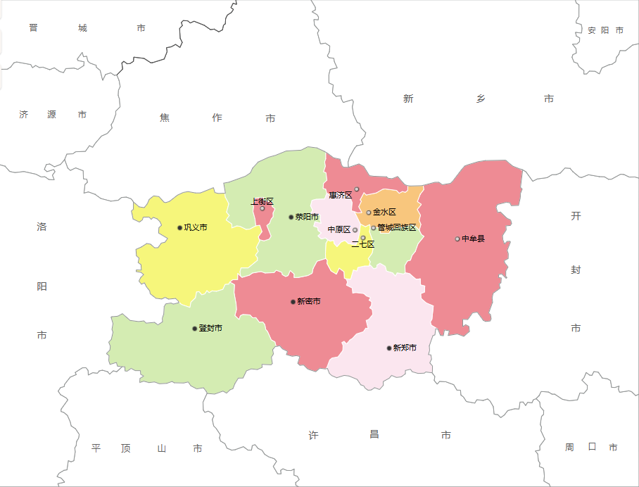 郑州市各地人口、面积、地区生产总值/人均GDP排名
