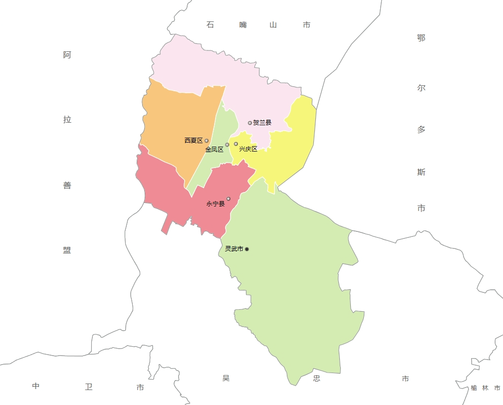 银川市各地人口、面积、地区生产总值/人均GDP排名