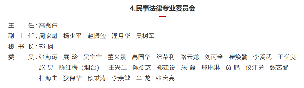 山东省民事法律专业律师