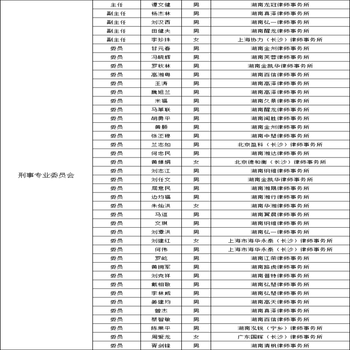 长沙市刑事法律专业律师