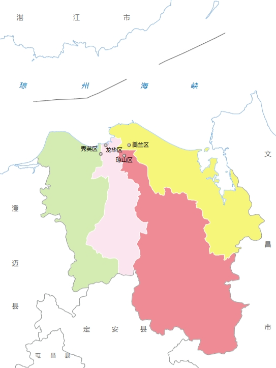 海口市各地人口、面积、地区生产总值/人均GDP排名